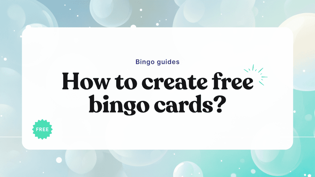 Free bingo cards