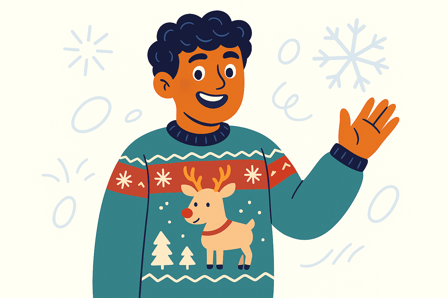 character ugly sweater
